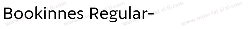 Bookinnes Regular字体转换